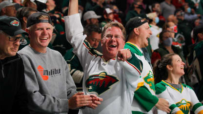 Wild Xcel Energy Center Fans