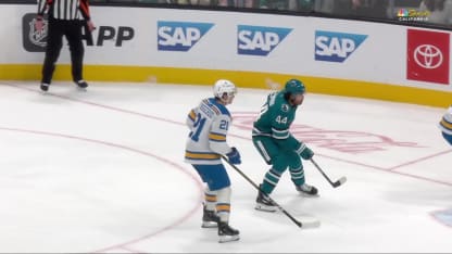 STL@SJS: Sherwood scores goal against Jordan Binnington