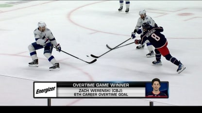 Energizer OT Winner: Zach Werenski