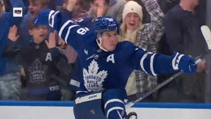 Marner wins it in OT with 200th goal