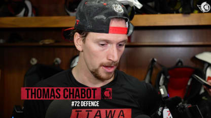 Thomas Chabot dispo médias après le match contre PHI