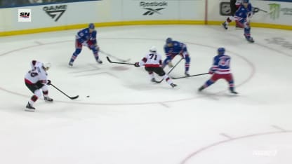 OTT@NYR: Cozens marque un but contre Jonathan Quick