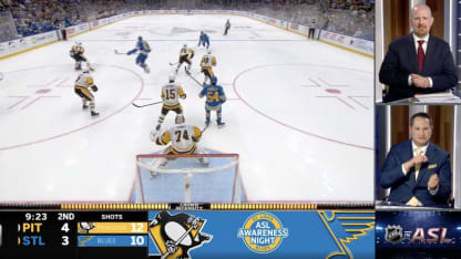 NHL in ASL: Mailloux scores from distance