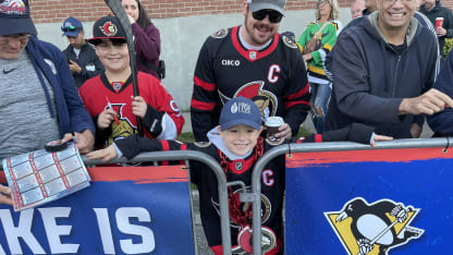 Young Sens fan at KHV