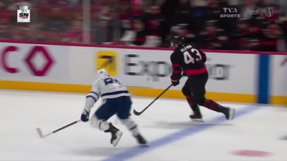 TOR@OTT: Sanderson marque un but contre Anthony Stolarz