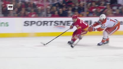 Huberdeau strikes first