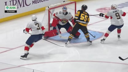 FLA@PIT: Acciari scores goal against Sergei Bobrovsky