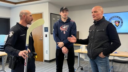 zach werenski builds relationship with westerville police