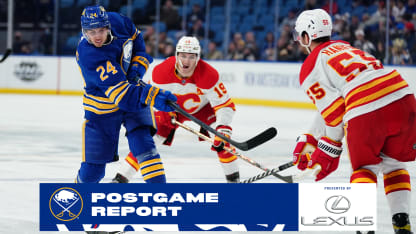 20211118 Sabres Flames Mediawall Cozens Postgame Report