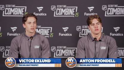 NHL Combine: Victor Eklund and Anton Frondell