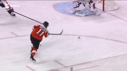 WSH@PHI: Konecny scores goal against Logan Thompson