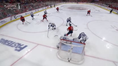 Reinhart deflects it home