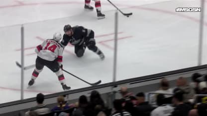 NJD@LAK: Halonen scores goal against Darcy Kuemper