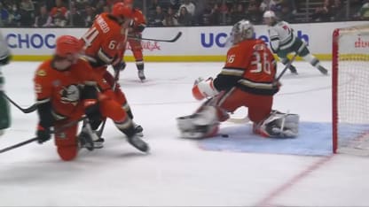 MIN@ANA: Rossi scores goal against John Gibson