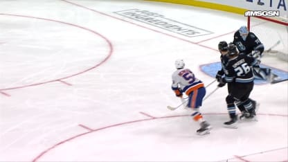 NYI@UTA: Heineman scores goal against Karel Vejmelka