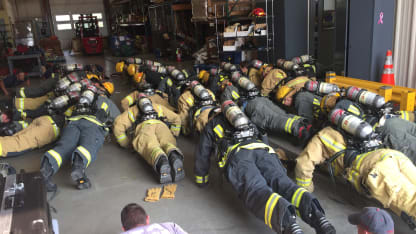 Prospects development camp Poudre Fort Collins Firefighter training 2018 July 2