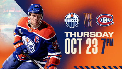 Oilers vs. Canadiens - October 23