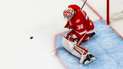 WSH@DET: Gibson with a great save against John Carlson