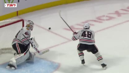 CHI@OTT: Zetterlund scores goal against Arvid Soderblom