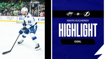 TBL at MIN | Kucherov fires home on the rush