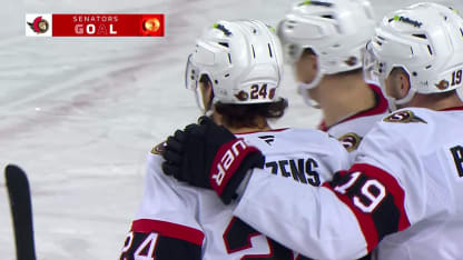 Cozens fires one home on power play