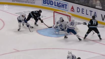 TOR@UTA: McBain scores goal against Dennis Hildeby