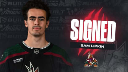 coyotes sign lipkin to entry level contract