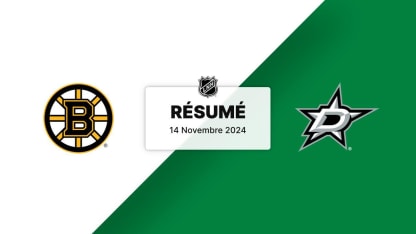 BOS vs DAL | 14 11, 2024 | Résumé