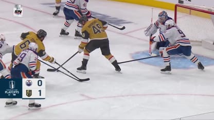 EDM@VGK: Pickard with a great save against Ivan Barbashev