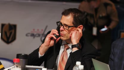 Don Sweeney of the Boston Bruins attends the 2023 NHL Draft at the Bridgestone Arena on June 29, 2023 in Nashville, Tennessee. (Photo by Bruce Bennett/Getty Images)