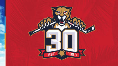 Florida Panthers Unveil 30th Anniversary Logo, Announce Decade Nights