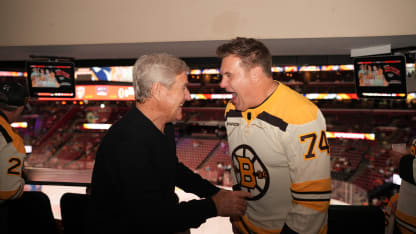 Photos: B's Dads Watch Florida Game with Bobby Orr