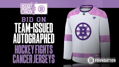 Hockey Fights Cancer Jersey Auction