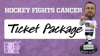 Purchase a Hockey Fights Cancer Ticket Package