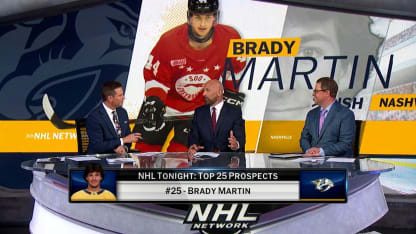NHL Tonight Top 25 Prospects: Brady Martin