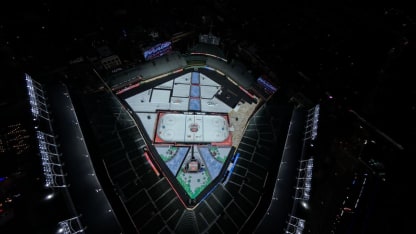 2025 Winter Classic Drone View through Wrigley Field