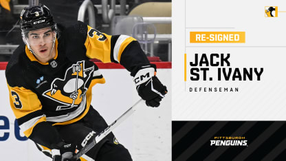 Penguins Re-Sign Defenseman Jack St. Ivany to a Three-Year Contract