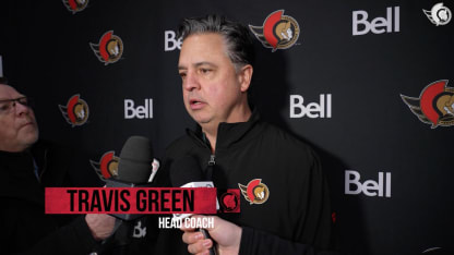 Travis Green dispo média avant le match contre WPG