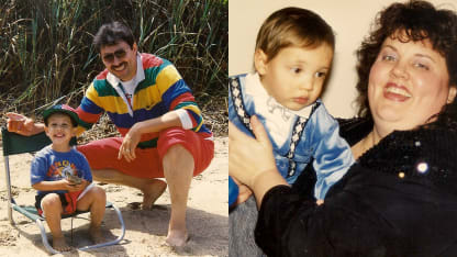 Young Brenden with Parents