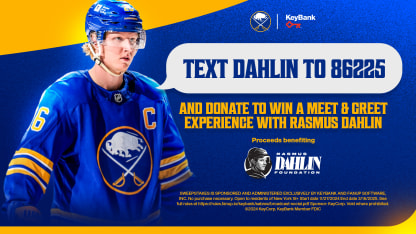 how to use keybank text to donate rasmus dahlin foundation 