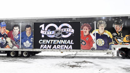 NHL Centennial Fan Arena Toronto truck