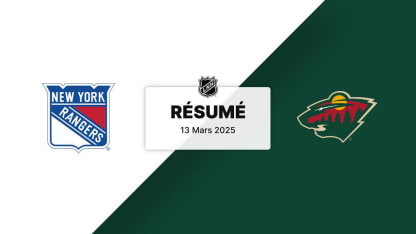 NYR vs MIN | Résumé 13/03/2025
