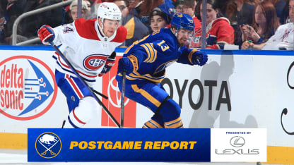 20230327 Rousek Sabres Canadiens Postgame Mediawall Overlay