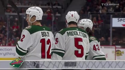 MIN@OTT: Middleton marque un but contre Linus Ullmark