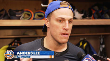 DET 1 at NYI 0: Anders Lee