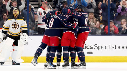 winning thoughts blue jackets blast bruins