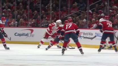 Dylan Larkin with a Goal vs. Washington Capitals