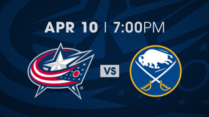 THURSDAY, APRIL 10 AT 7 PM VS. BUFFALO SABRES