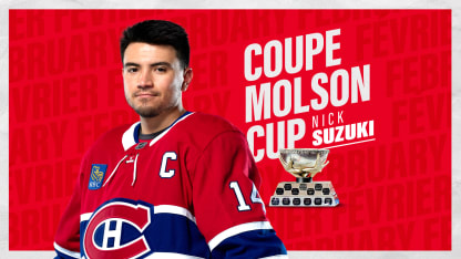 Nick Suzuki earns Molson Cup honor for February