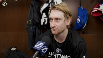 JJ Moser | Pregame at Edmonton Oilers